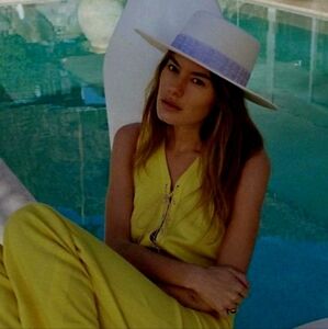 Lack Of Color Cream and Lavender Hat